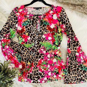 Boston Proper Bell Sleeve Knit Top